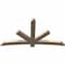 Ekena Millwork Alberta Smooth Timber Gable Bracket, Douglas Fir, 84"W x 45"H x 3 1/2"D x 5 1/2"F, 13/12 Pitch GBW084X45X0406ALB00SDF - alternate 3